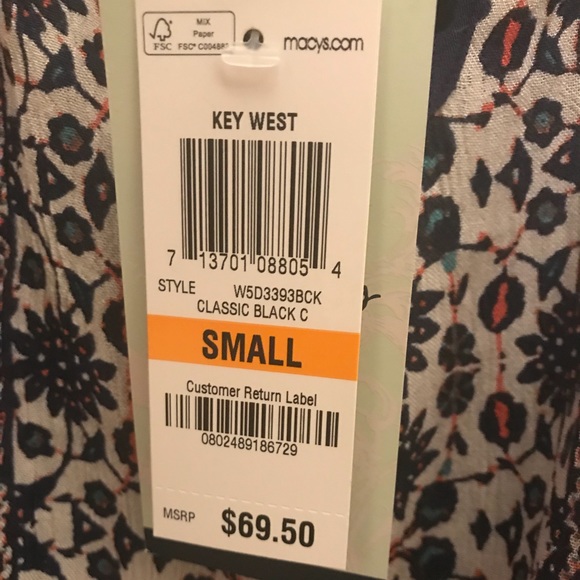 American Rag Floral Open-Shoulder Flowy Dress - Picture 4 of 4